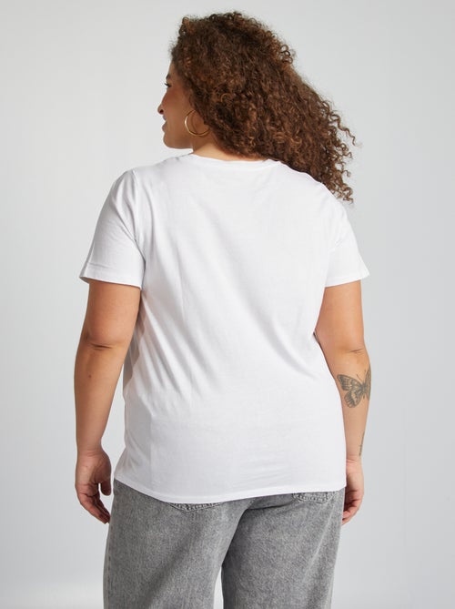T-shirt en maille jersey manches courtes - Kiabi T-shirt en maille jersey manches courtes - Kiabi