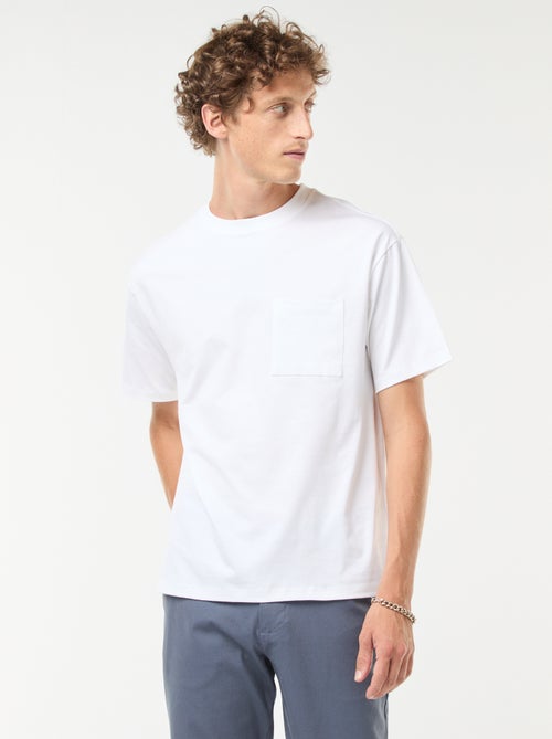 T-shirt en maille jersey manches courtes - Kiabi