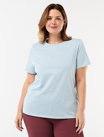 T-shirt en maille jersey manches courtes