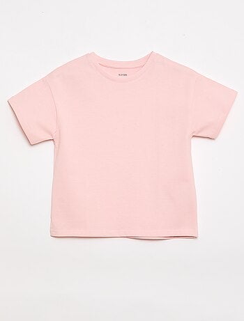 T-shirt en maille jersey manches courtes