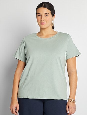 T-shirt en maille jersey manches courtes