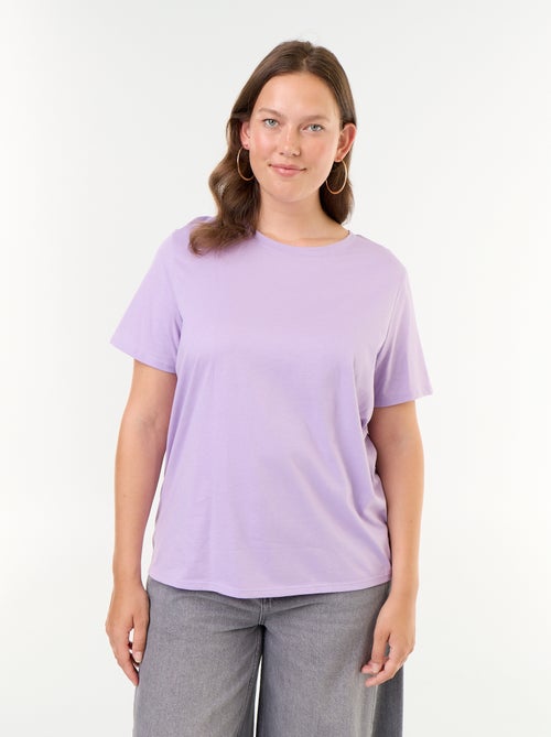T-shirt en maille jersey manches courtes - Kiabi T-shirt en maille jersey manches courtes - Kiabi