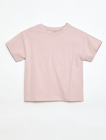 T-shirt en maille jersey manches courtes