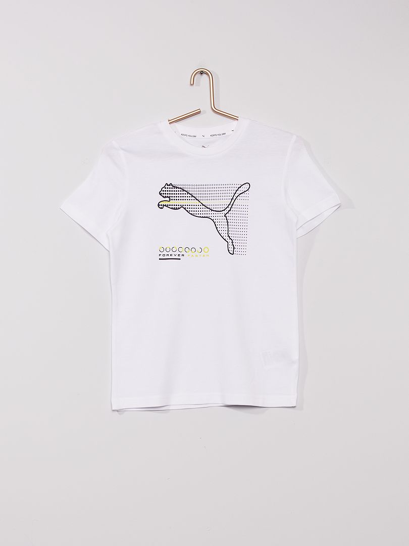 T-shirt en maille jersey 'Puma' beige - Kiabi