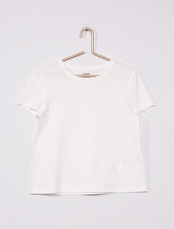 T-shirt en maille jersey uni