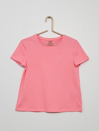 T-shirt en maille jersey uni