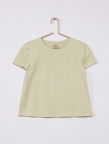 T-shirt en maille jersey uni