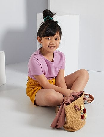 T-shirt en maille jersey uni