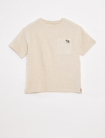 T-shirt en maille ottoman