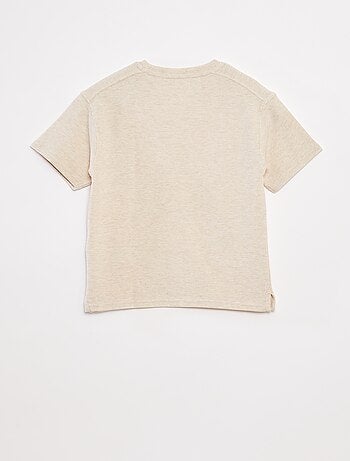 T-shirt en maille ottoman