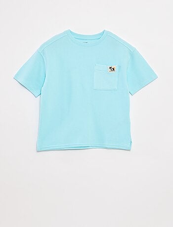 T-shirt en maille ottoman