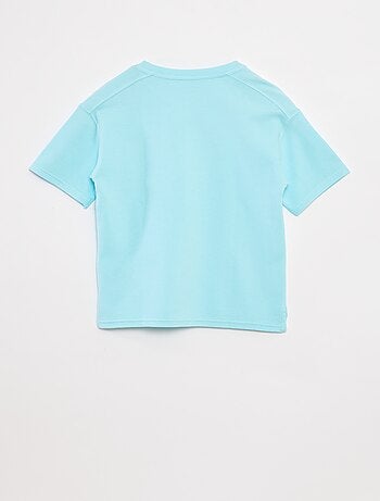 T-shirt en maille ottoman