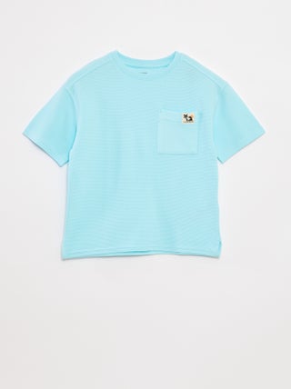 T-shirt en maille ottoman