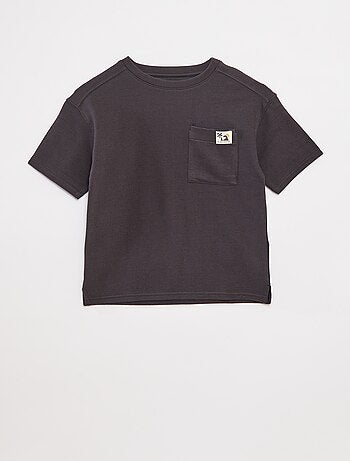 T-shirt en maille ottoman