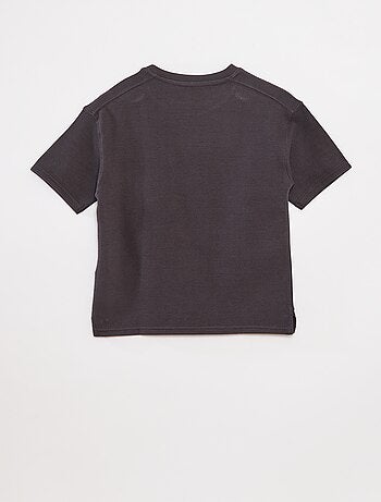 T-shirt en maille ottoman