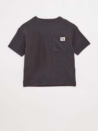 T-shirt en maille ottoman