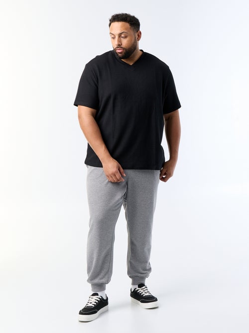 T-shirt en maille piquée manches courtes - Kiabi