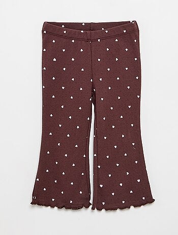 T-shirt en maille pointelle + pantalon - 2 pièces