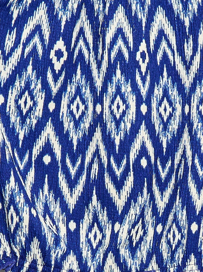T-shirt en maille stretch Bleu - Kiabi