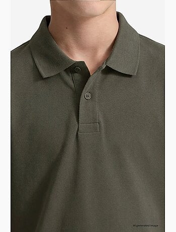 T-shirt en mélange coton tommy