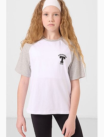 T-shirt en mélange de coton tommy
