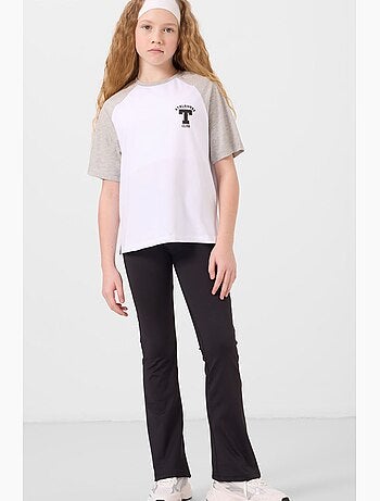 T-shirt en mélange de coton tommy