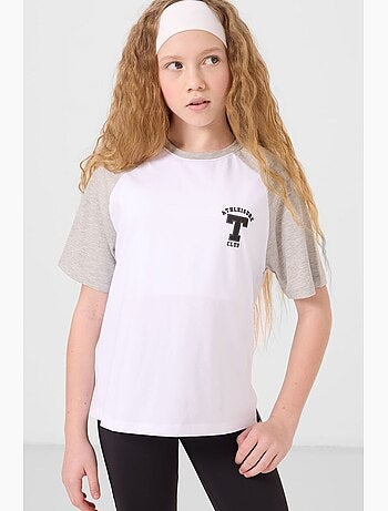 T-shirt en mélange de coton tommy