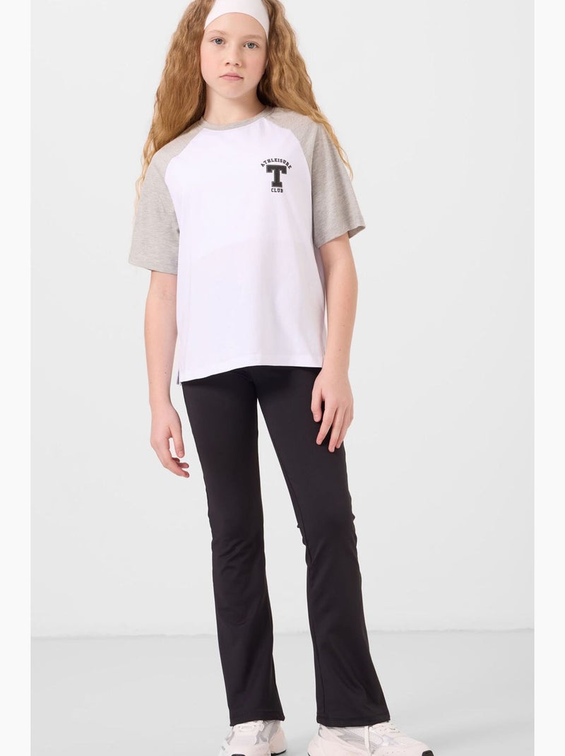 T-shirt en mélange de coton tommy Blanc - Kiabi