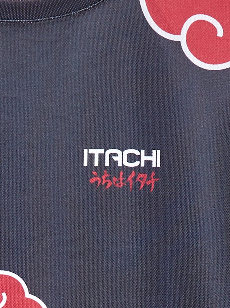 T-shirt en mesh imprimé 'Naruto' noir - Kiabi