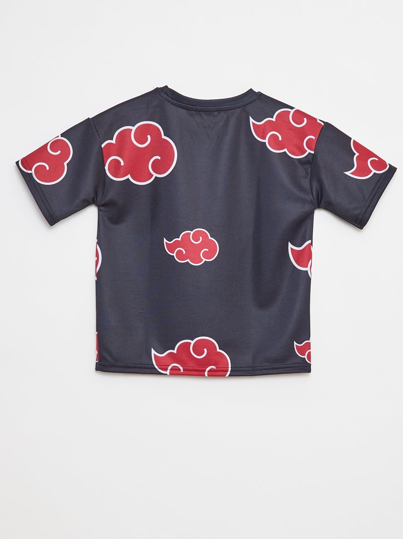 T-shirt en mesh imprimé 'Naruto' noir - Kiabi