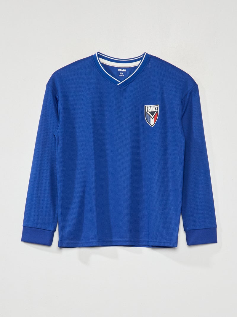 T-shirt en microfibre Bleu - Kiabi