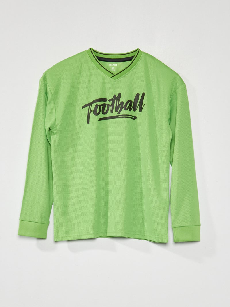 T-shirt en microfibre Vert - Kiabi