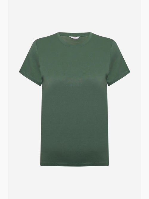 T-shirt en modal coupe regular à col rond penti - Kiabi T-shirt en modal coupe regular à col rond penti - Kiabi
