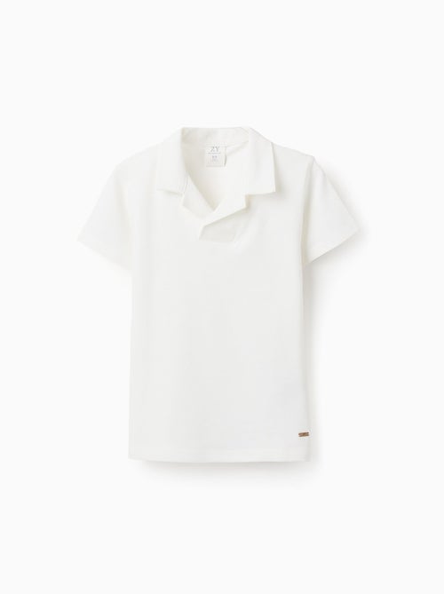 T-shirt en Piqué de Coton - Kiabi