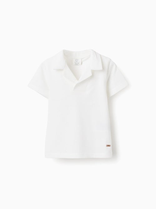T-shirt en Piqué de Coton - Kiabi