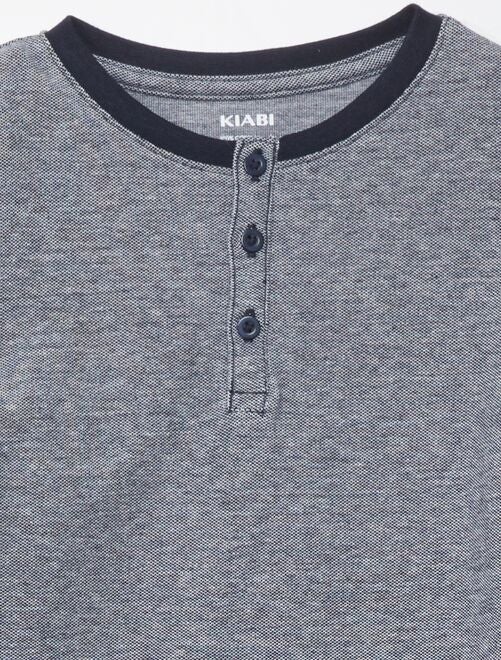 T-shirt en piqué de coton - Kiabi
