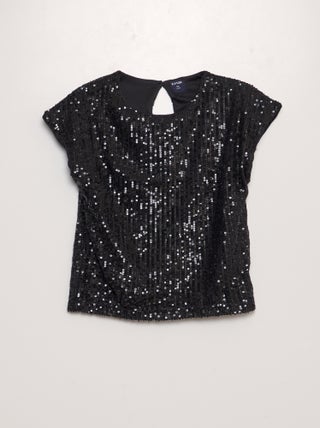 T-shirt en sequins