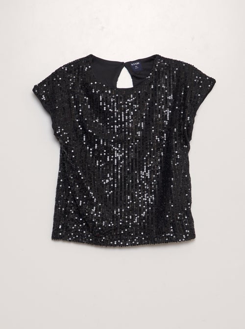 T-shirt en sequins - Kiabi