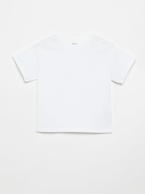 T-shirt en Tough Cotton manches courtes - Kiabi