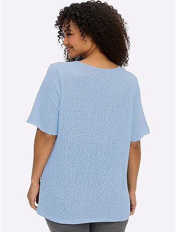 T-shirt En V - Taille Standard - Sheego