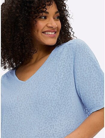 T-shirt En V - Taille Standard - Sheego