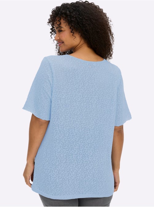 T-shirt En V - Taille Standard - Sheego - Kiabi