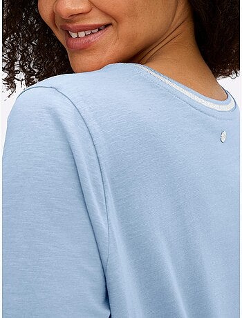 T-shirt En V - Taille Standard - Sheego