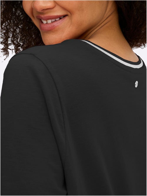 T-shirt En V - Taille Standard - Sheego - Kiabi