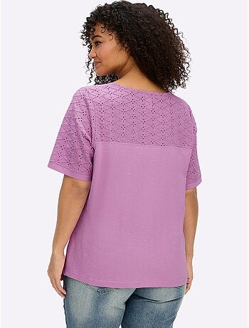 T-shirt En V - Taille Standard - Sheego