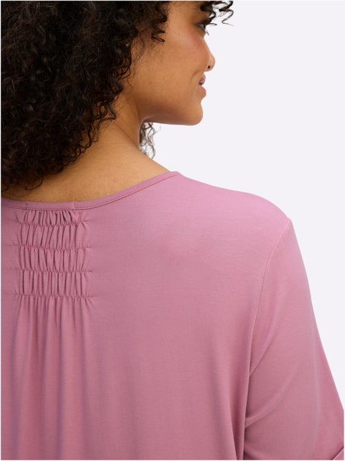 T-shirt En V - Taille Standard - Sheego - Kiabi