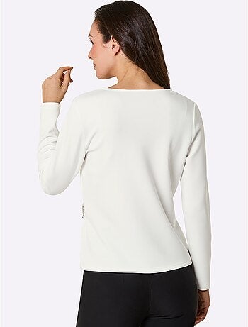 T-shirt en v modal (tencel) - taille standard - helline