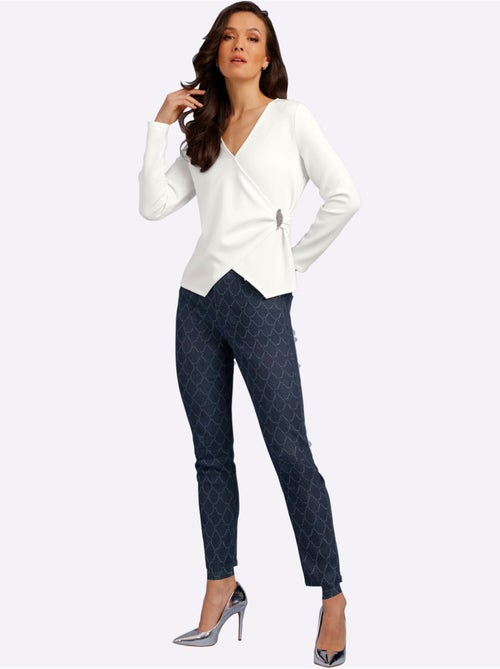 T-shirt en v modal (tencel) - taille standard - helline - Kiabi T-shirt en v modal (tencel) - taille standard - helline - Kiabi