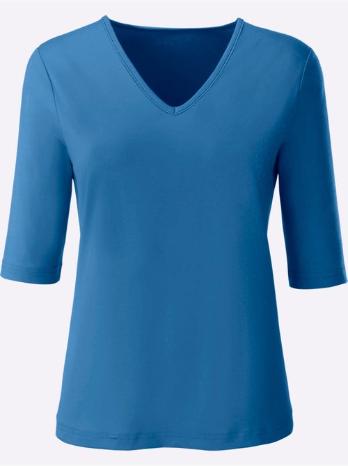 T-shirt En V Toucher Doux Et Agréable - Taille Standard - Witt - Kiabi