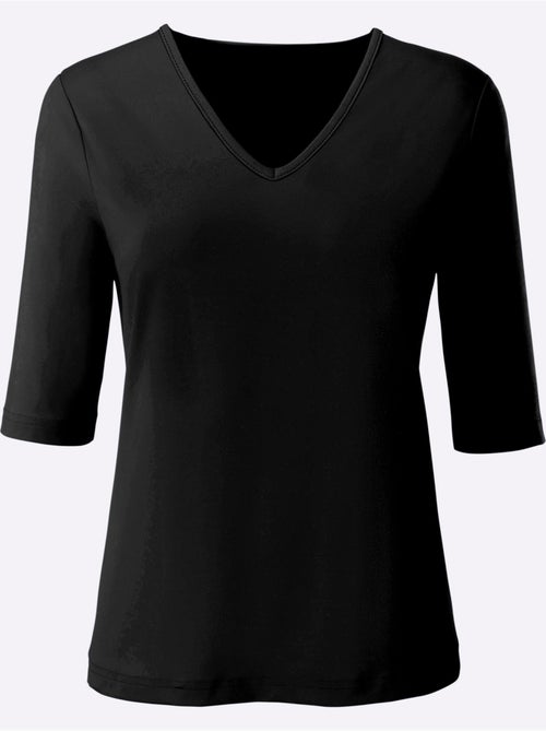 T-shirt En V Toucher Doux Et Agréable - Taille Standard - Witt - Kiabi